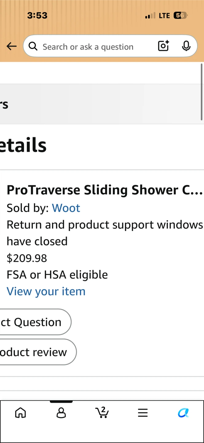 ProTraverse Sliding Shower Chair - photo 2