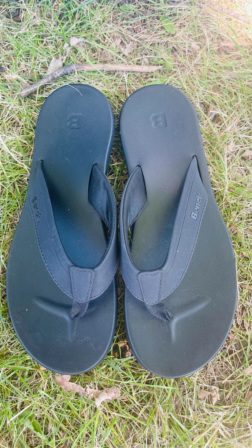 Bench Black Flip Flops - Size US 8