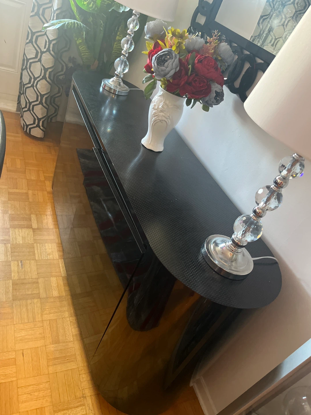 Black Console Table - photo 3