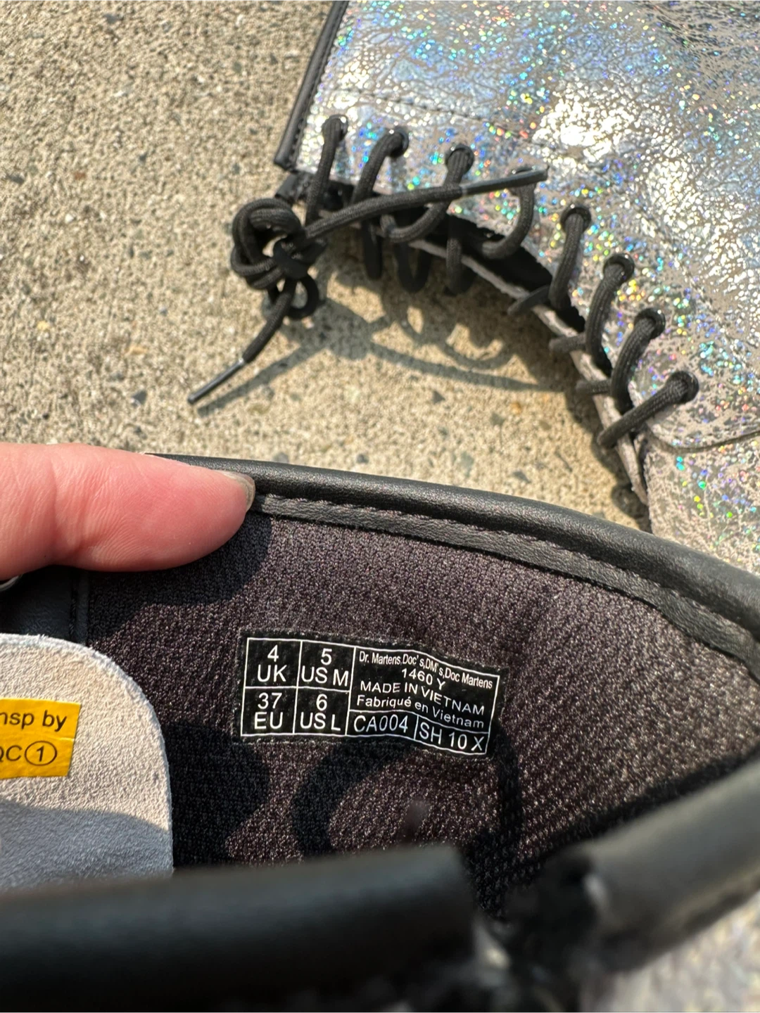 Dr. Martens 1460 Glitter Combat Boots - photo 2