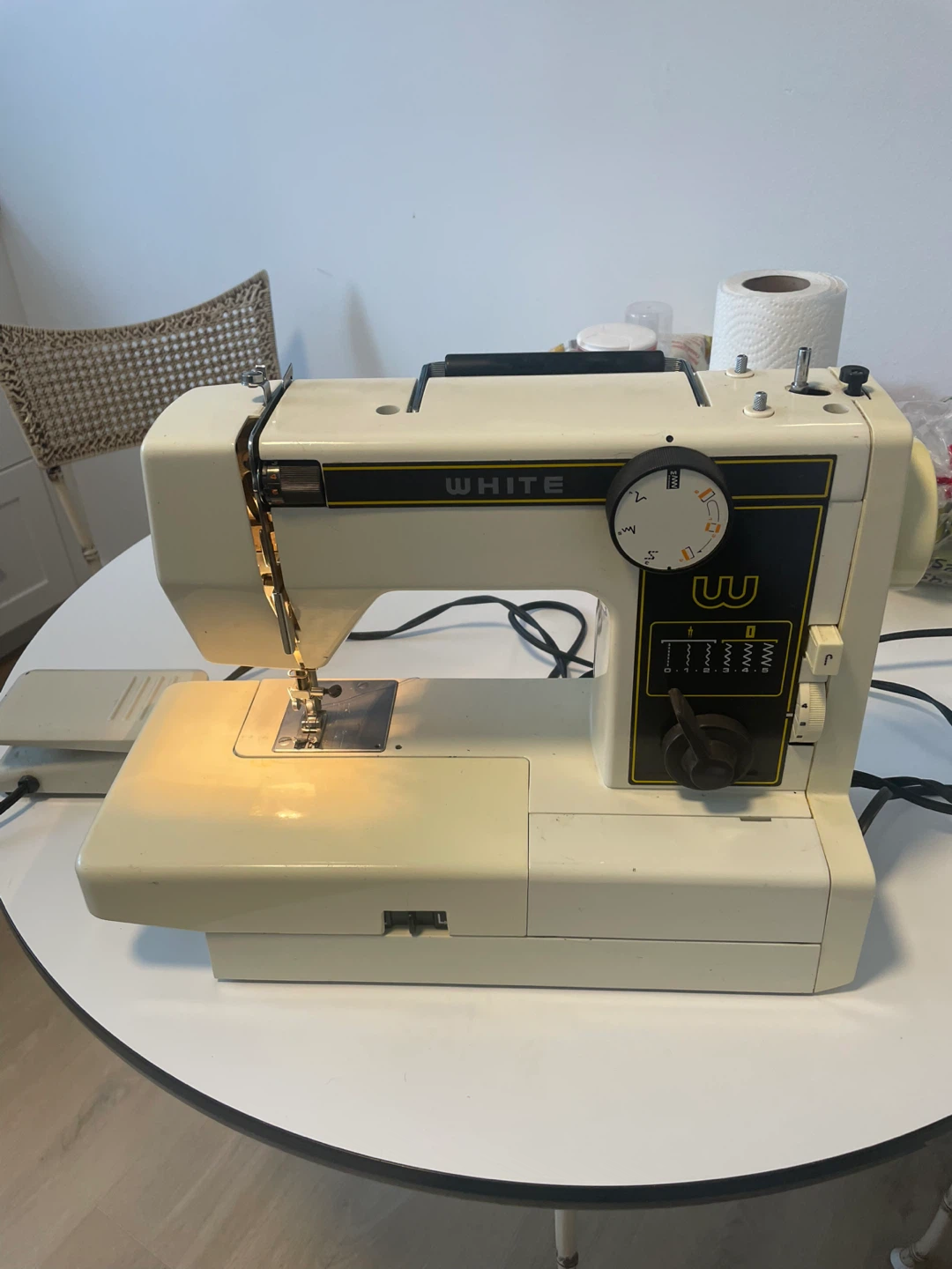 White Sewing Machine