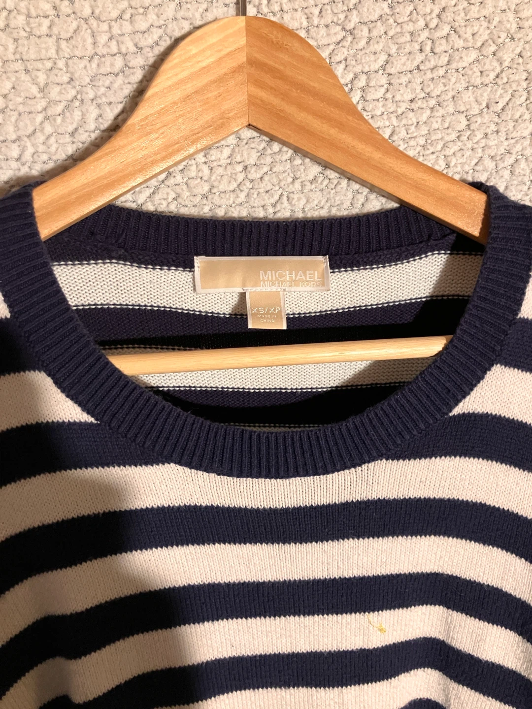 Michael Kors Striped Cold Shoulder Sweater - photo 2