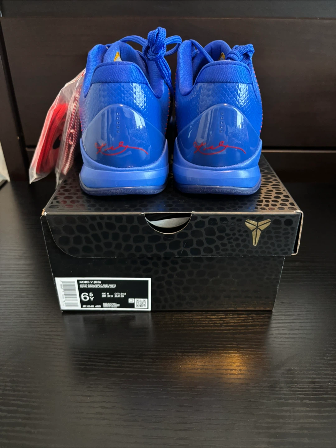 Kobe 5 Dodgers size 6.5y - photo 3
