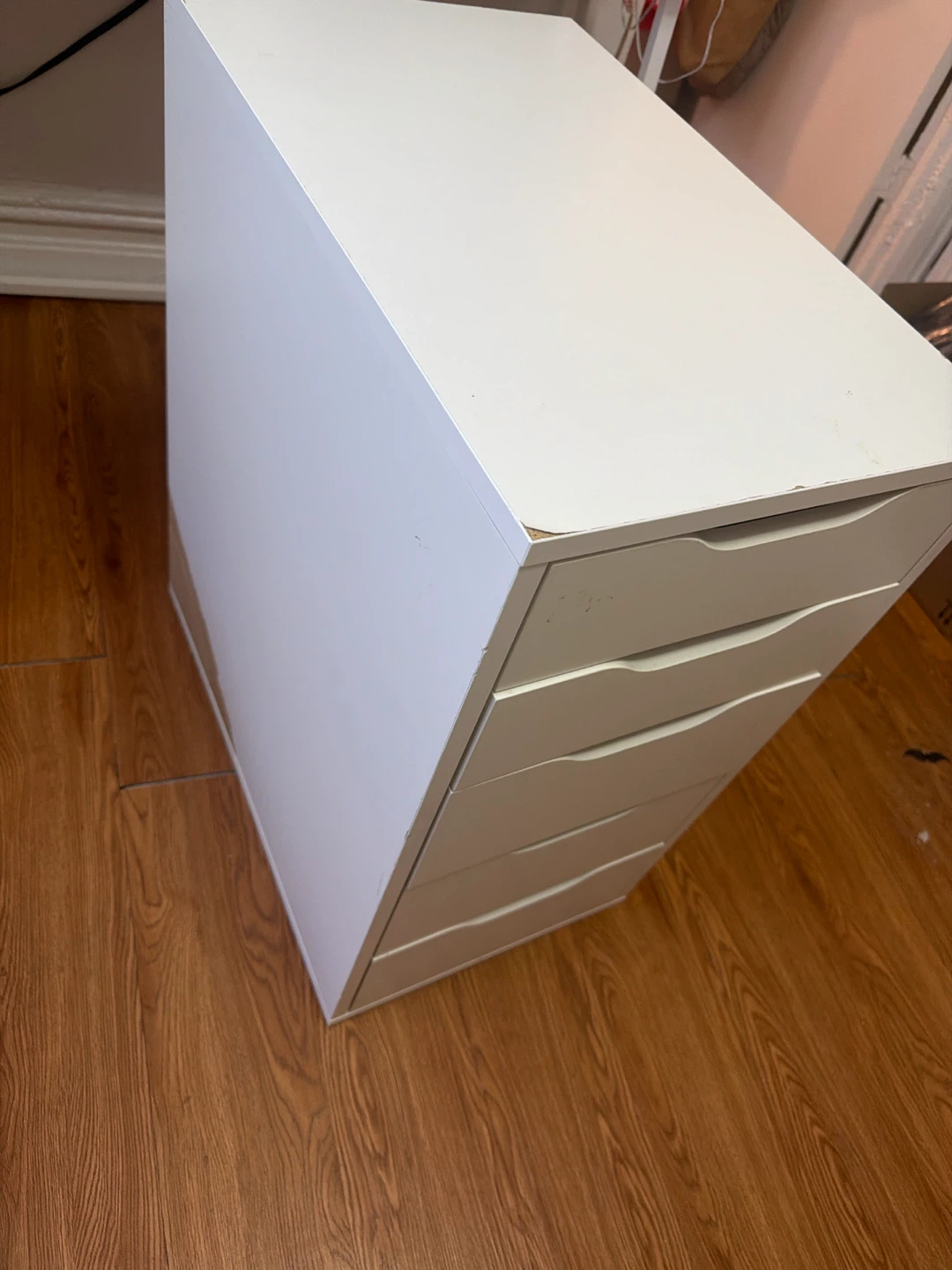 White Alex Drawer Unit - photo 2