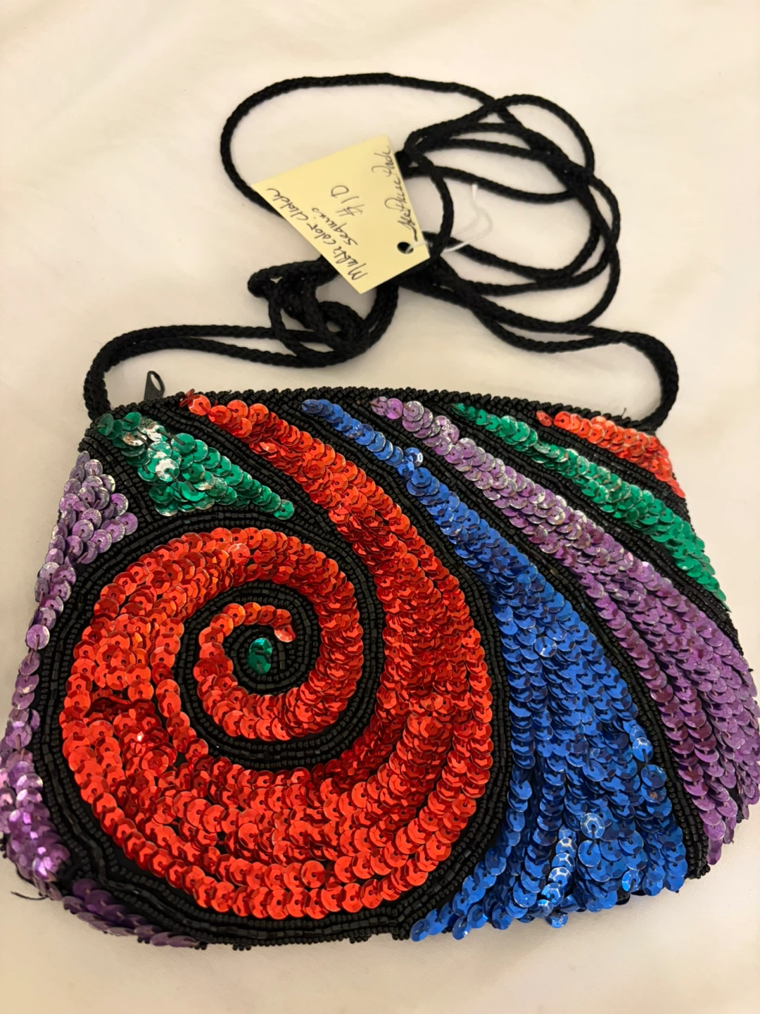 Multi-Color Sequin Clutch Purse