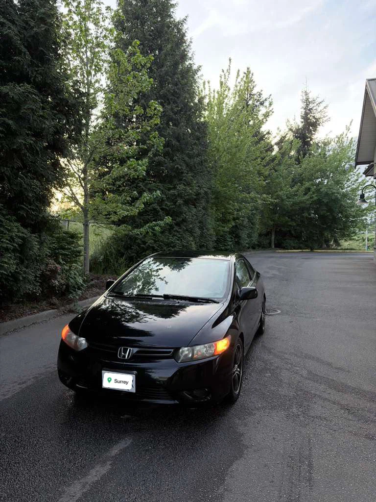 Black Honda Civic Coupe