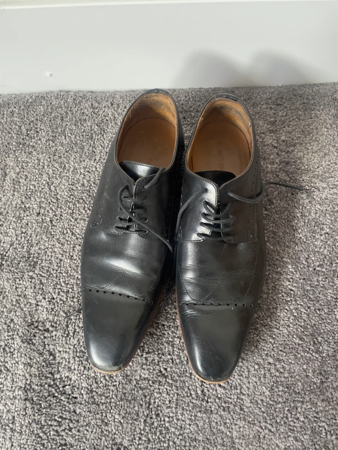 Leather Oxford Dress Shoes - photo 3