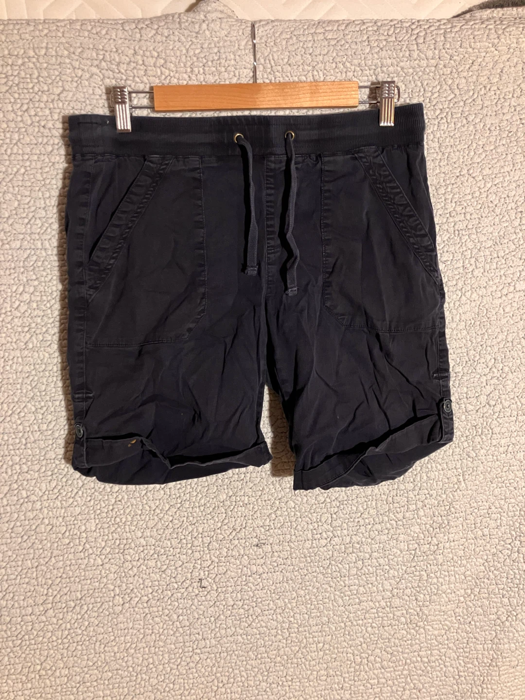 Navy Blue Cargo Shorts