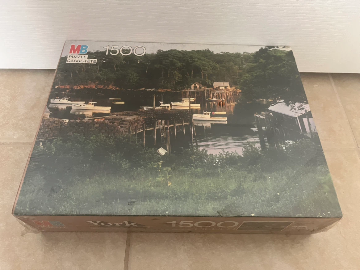 MB York 1500 Piece Puzzle - New Harbor, Maine