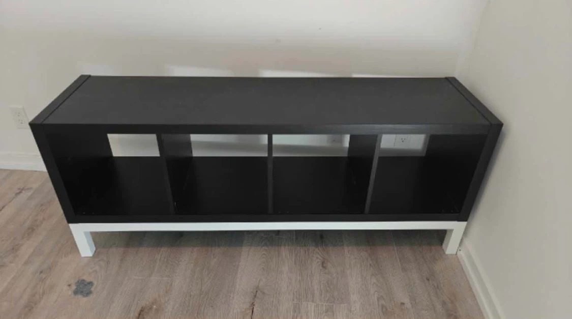 IKEA KALLAX TV Stand with Legs/ Shelving Unit with Underframe