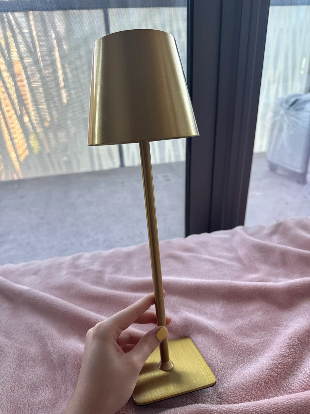 Gold Metal Table Lamp