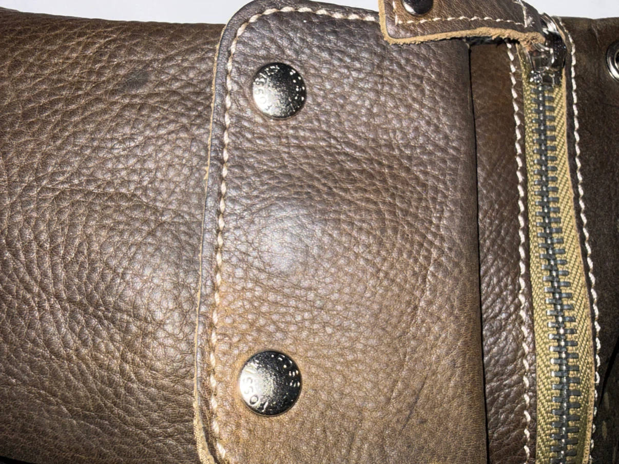 Fossil Brown Leather Crossbody Bag - photo 3