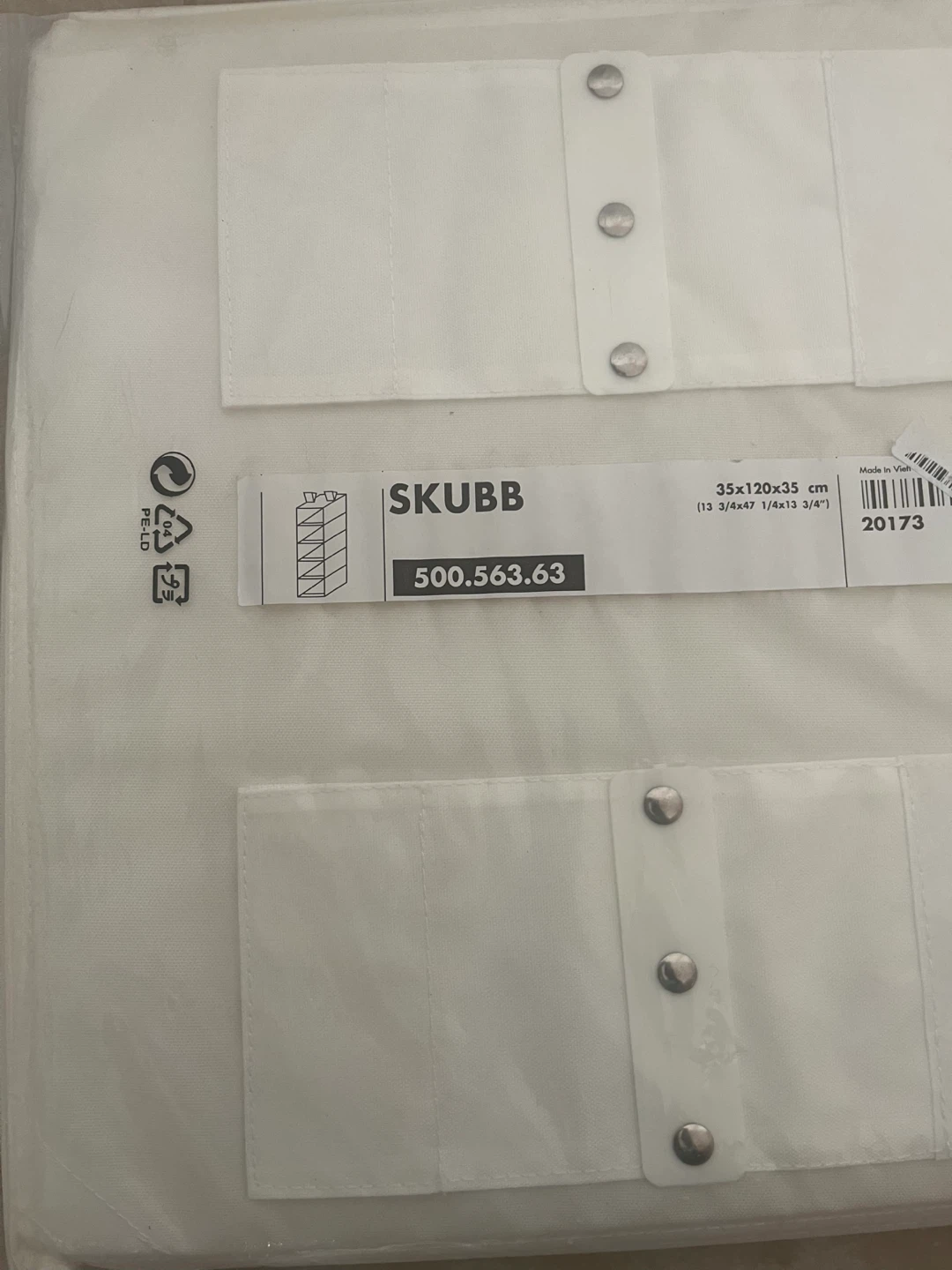 IKEA SKUBB Storage Organizer (White) - photo 3