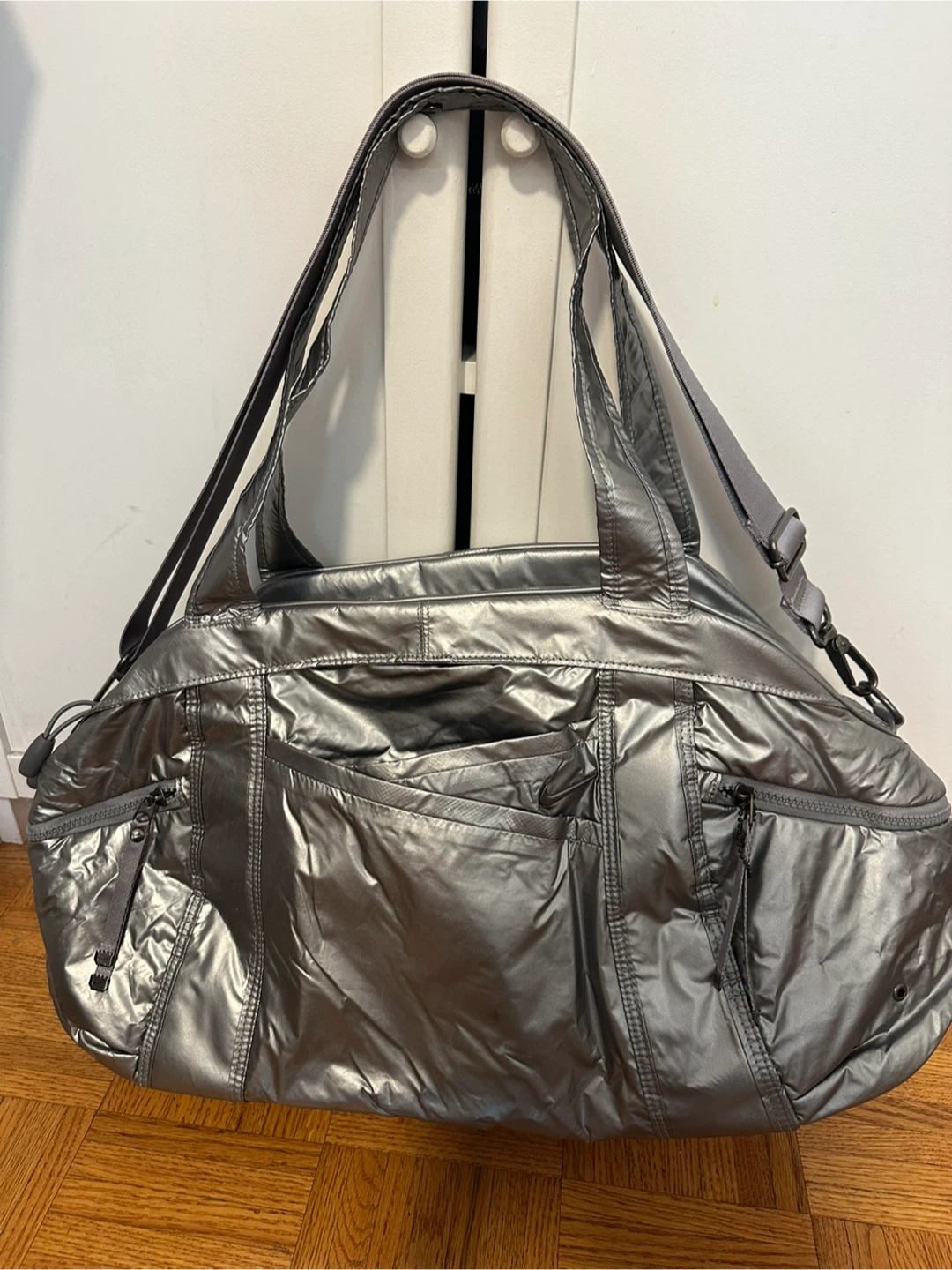 Nike Metallic Silver Duffle Bag - photo 2
