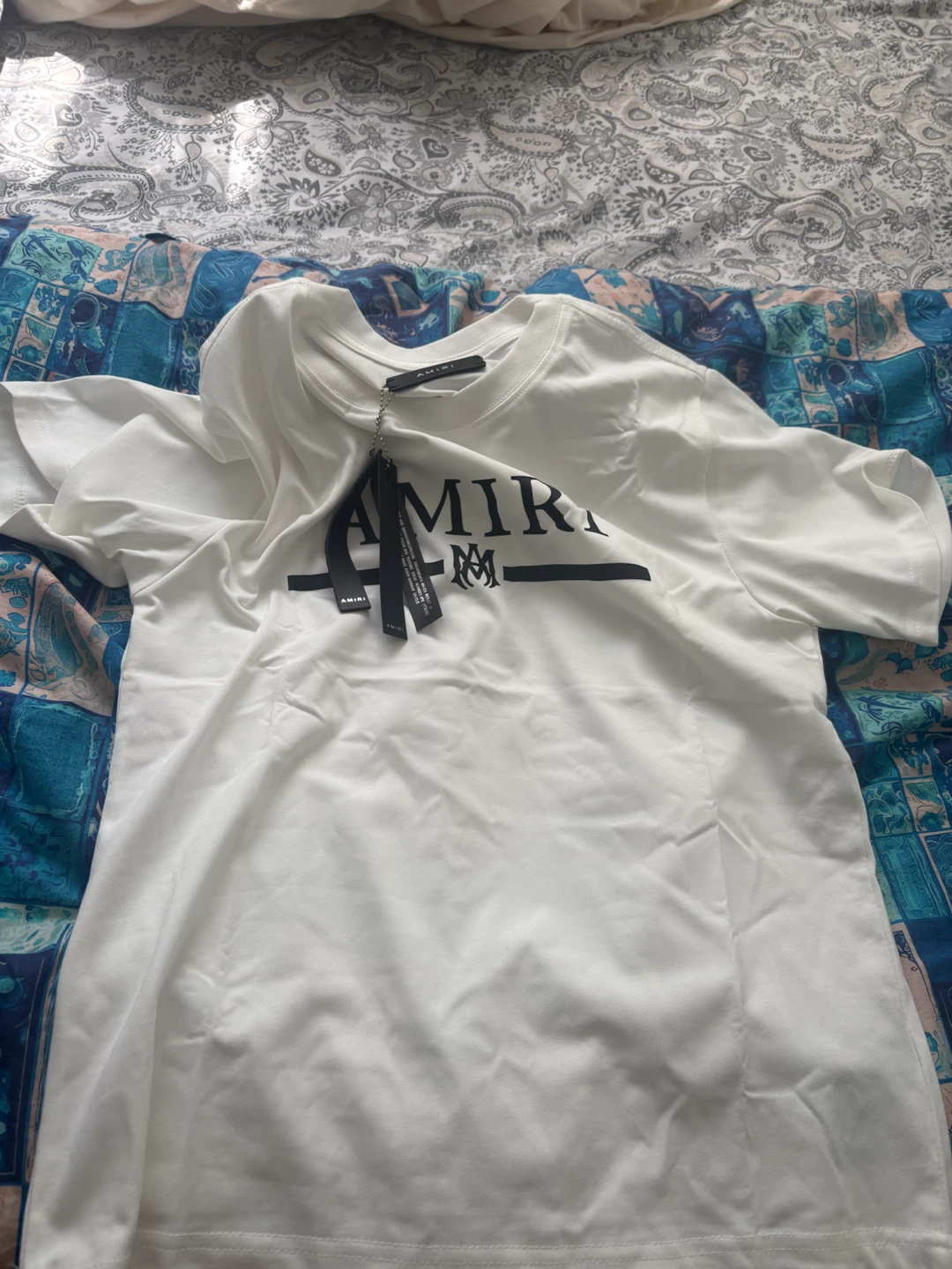 AMIRI White Cotton T-Shirt