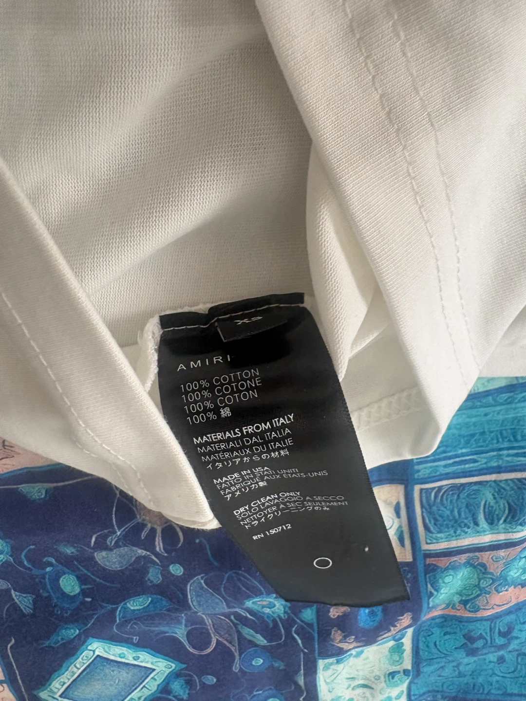 AMIRI White Cotton T-Shirt - photo 2