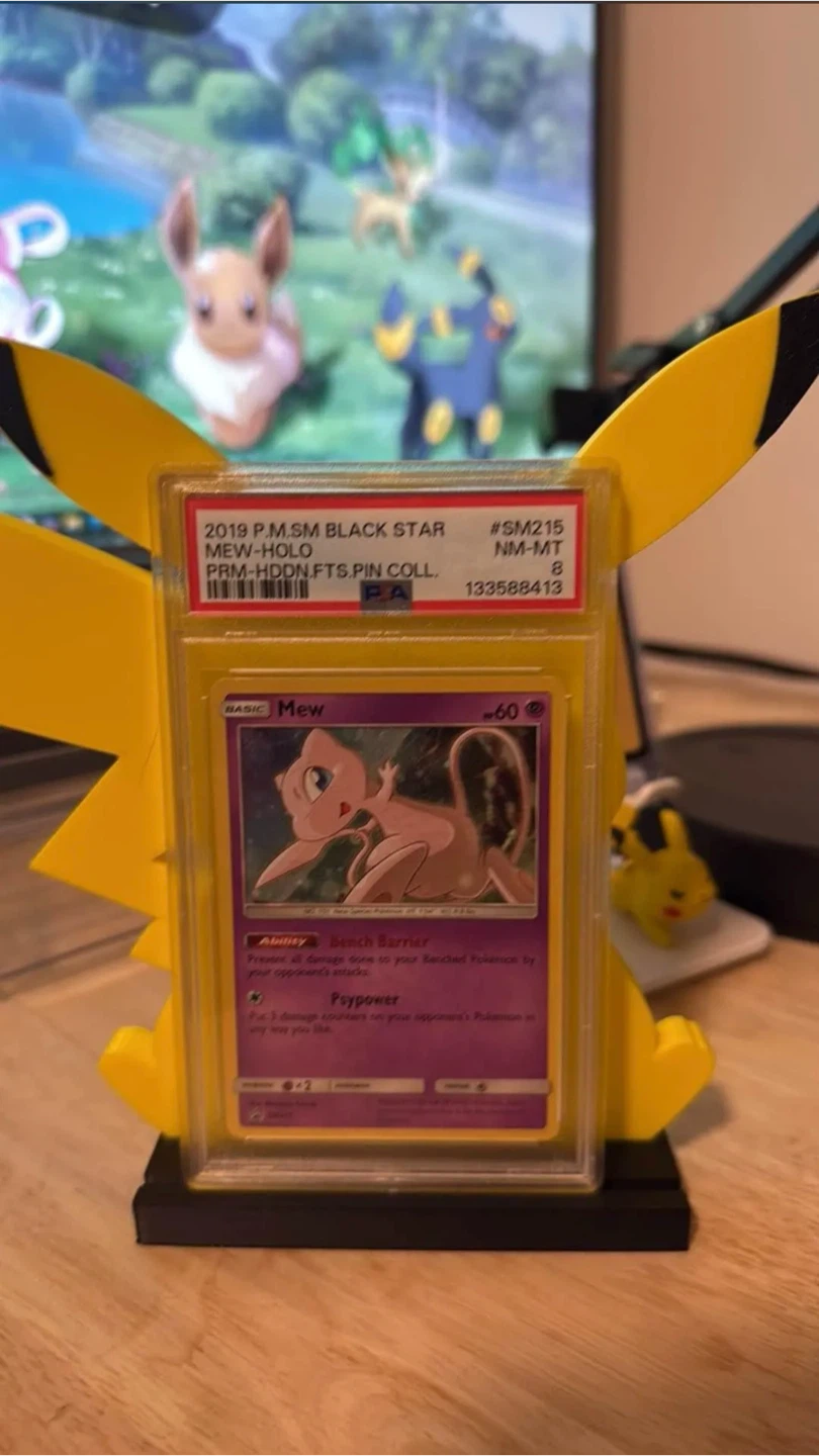 2019 Pokemon SM Black Star Mew-Holo #SM215 PSA 8 NM-MT