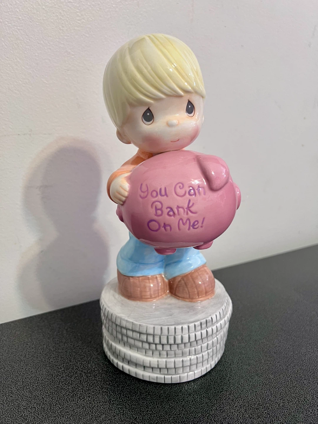 Precious Moments “You Can Bank On Me!” Ceramic Bank – 2002