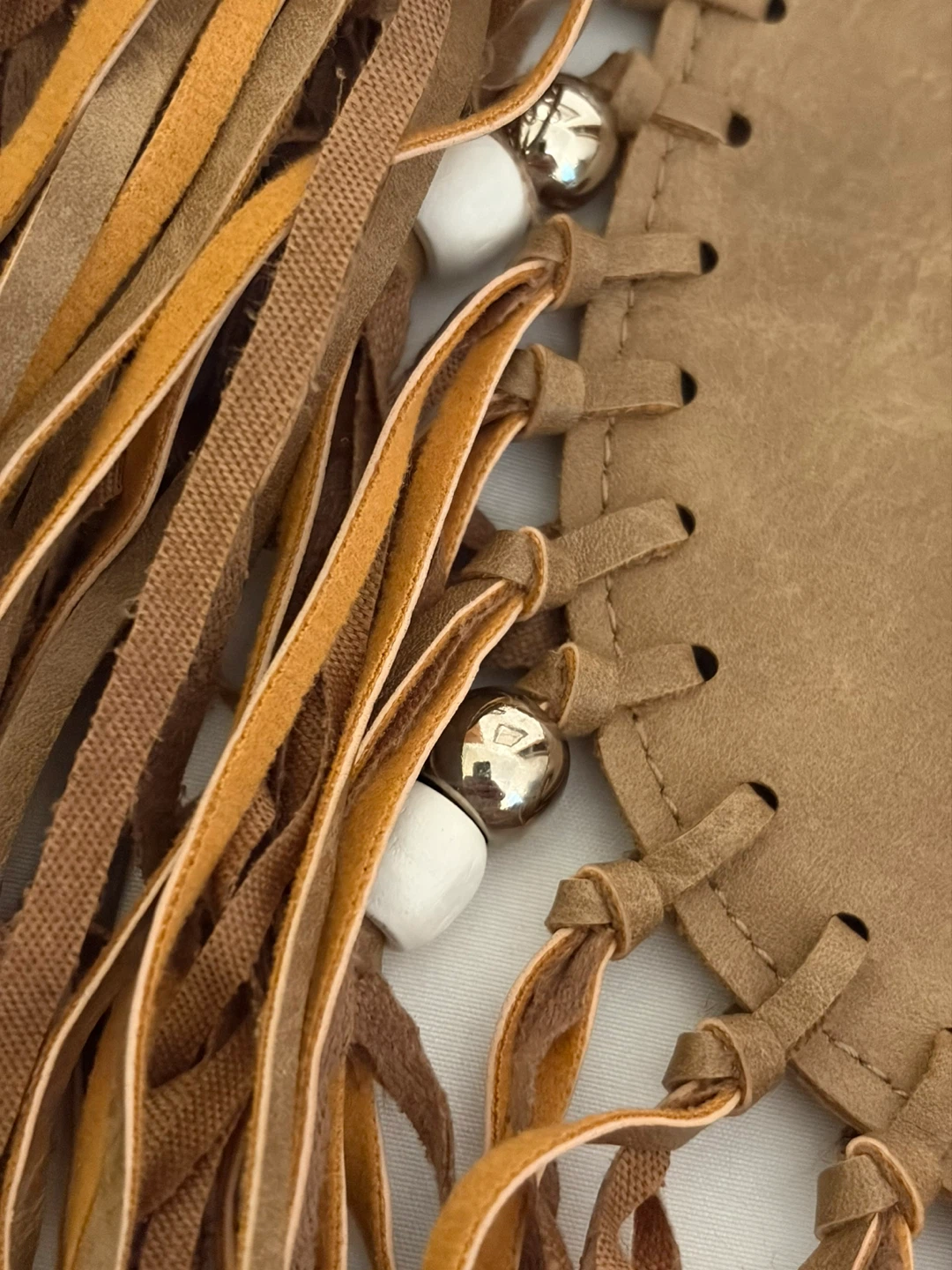 Fringe Suede Crossbody Bag - photo 2