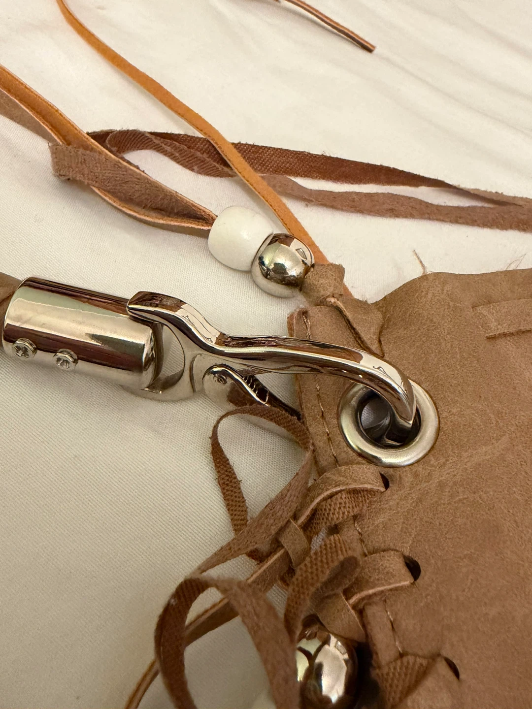 Fringe Suede Crossbody Bag - photo 4