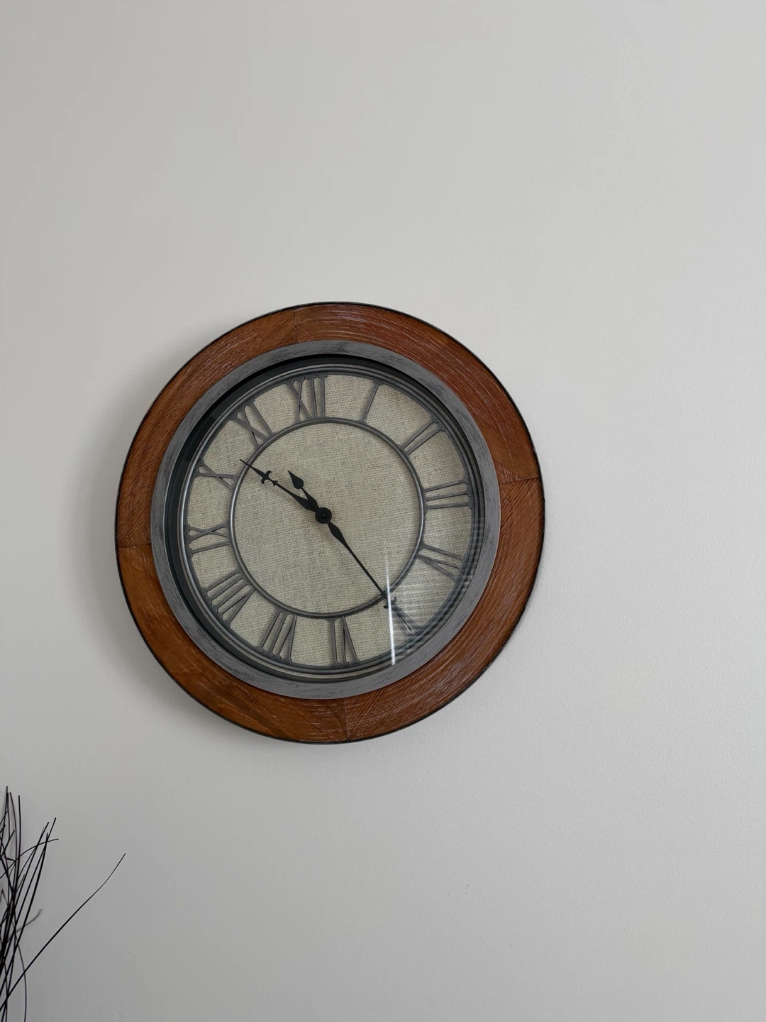 Wall Clock with Roman Numerals