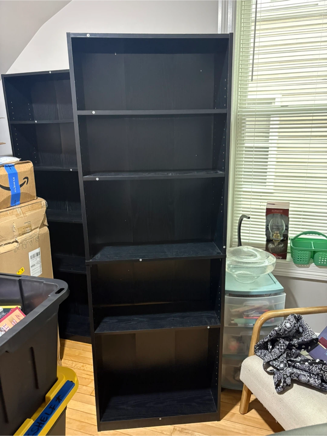 Black Tall Bookshelf