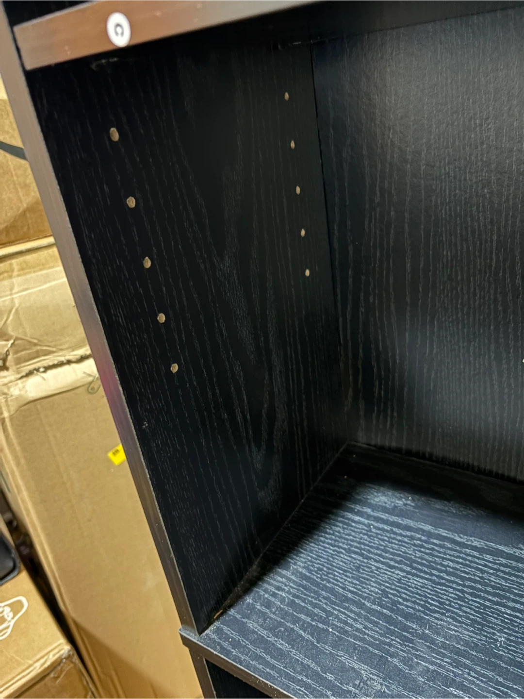 Black Tall Bookshelf - photo 2