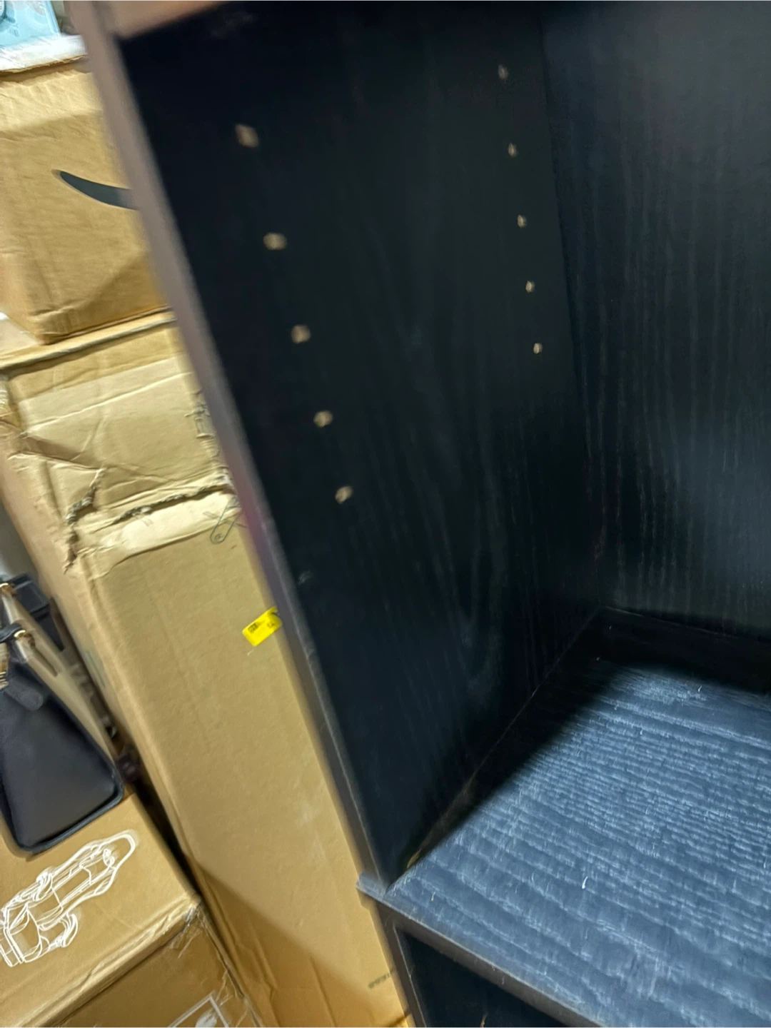 Black Tall Bookshelf - photo 3