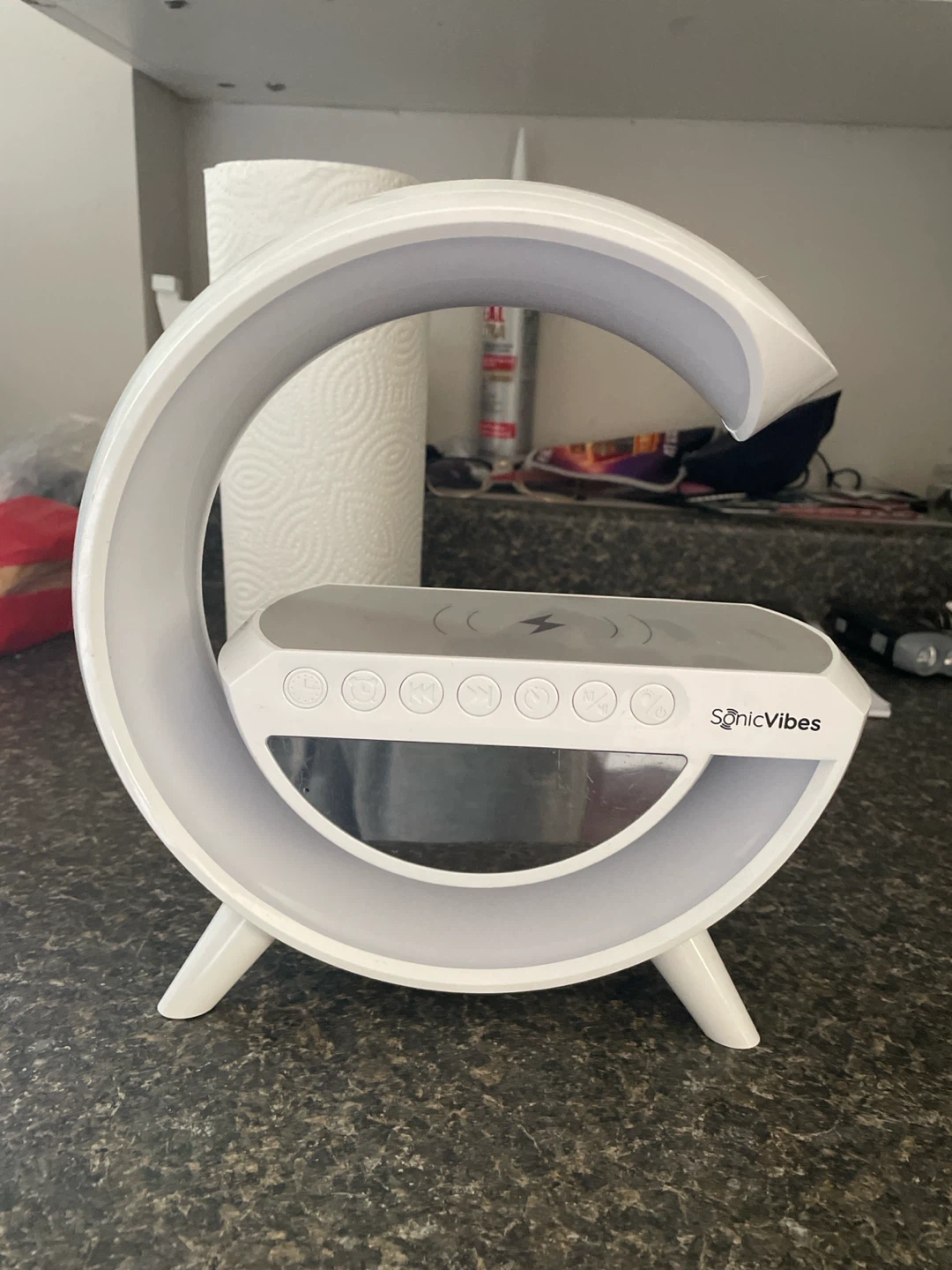 Sonic Vibes Wake Up Light with Wireless Charger