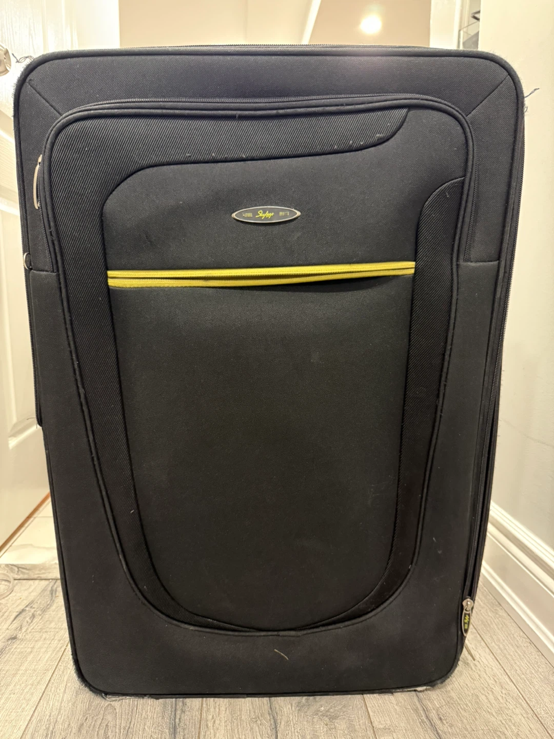 Skyway Black Wheeled Suitcase