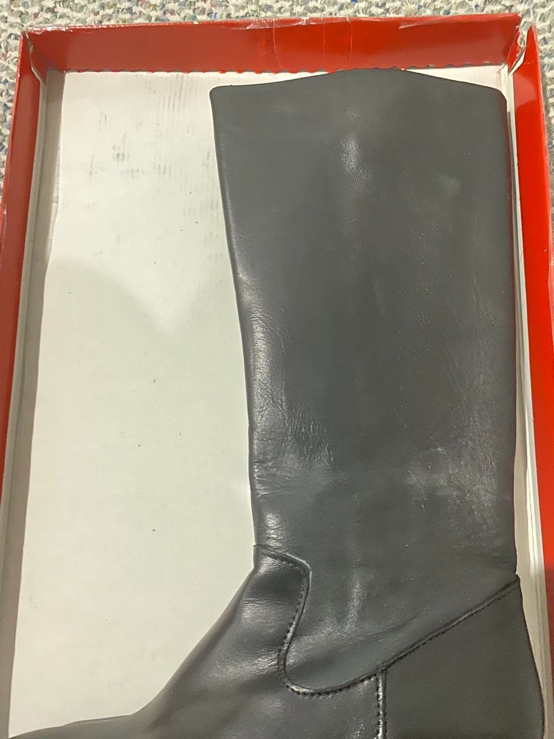 KICKERS Black Leather Knee-High Boots - photo 2