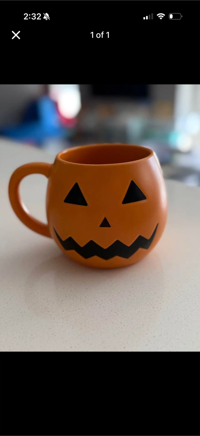 Orange Jack-o'-lantern Mug
