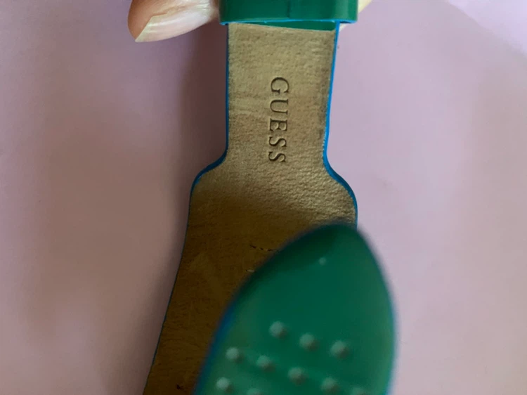 Guess Women's Watch - Green Leather Cuff - photo 3
