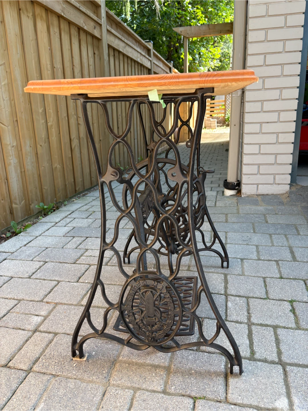 Singer Treadle Sewing Machine Base Table - photo 3