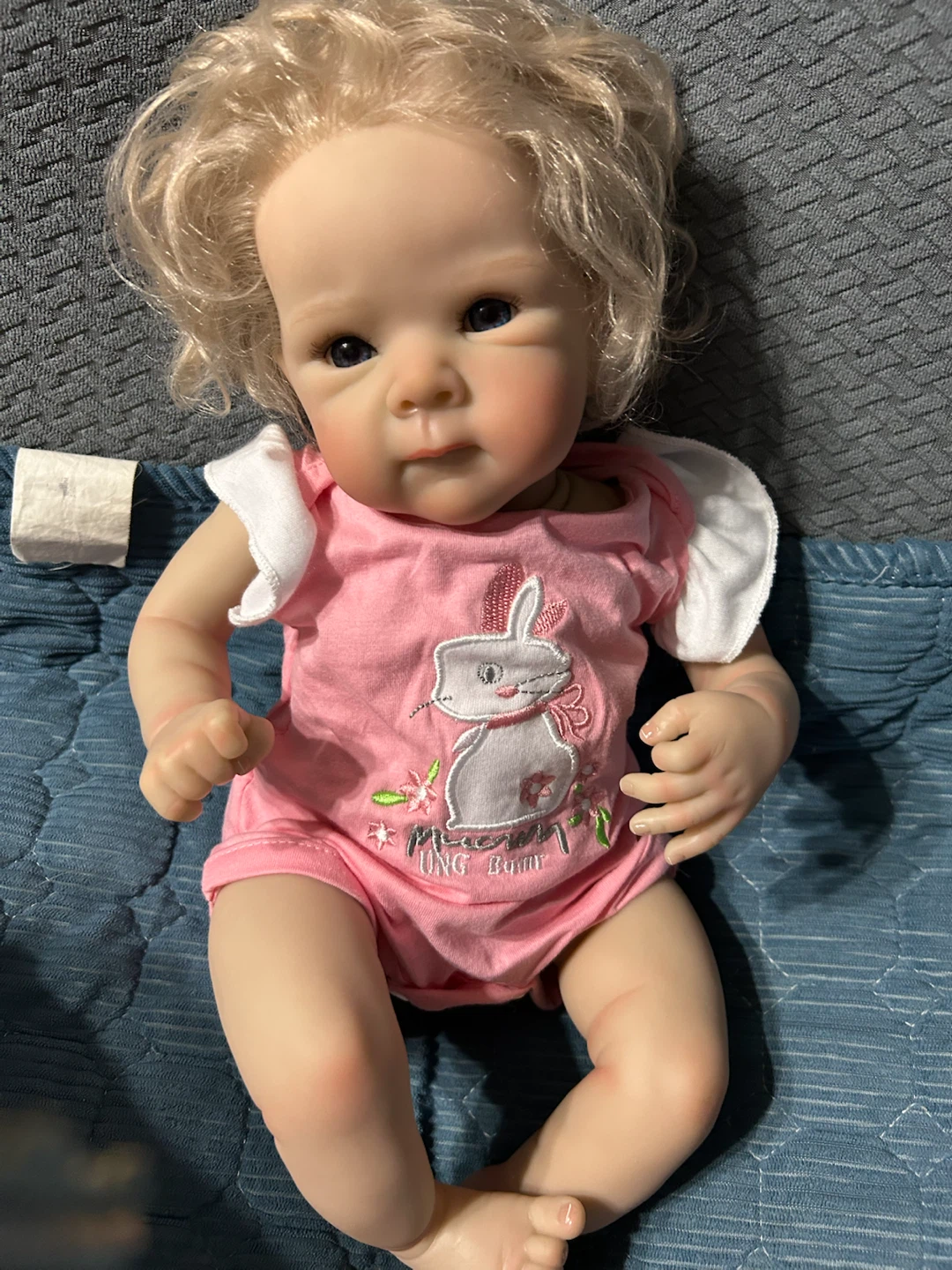 New-Baby Doll with Pink Bunny Outfit! - photo 2
