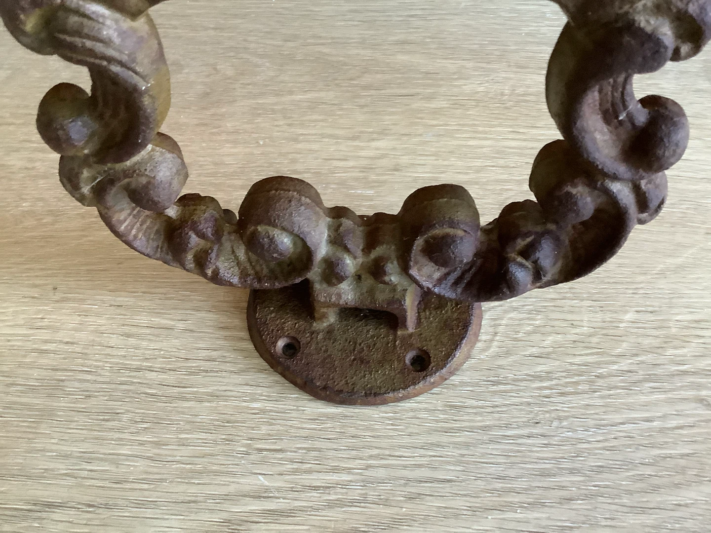 Vintage Ornate Cast Iron Boot Scraper 🐞 - photo 2