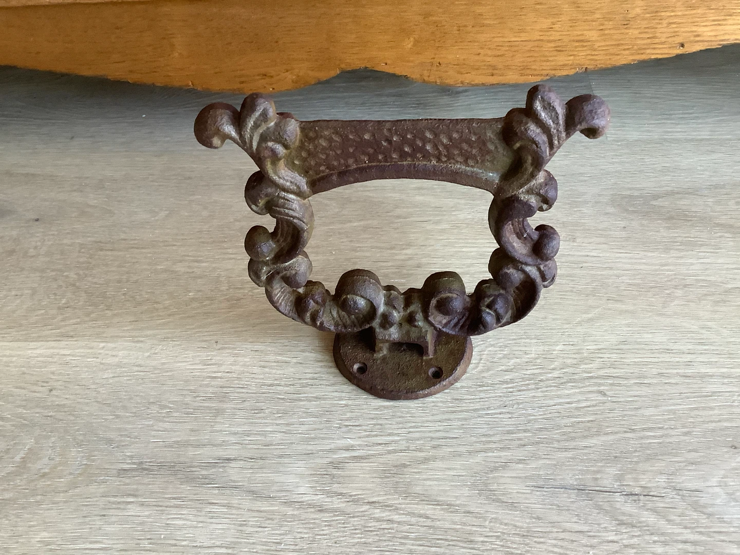 Vintage Ornate Cast Iron Boot Scraper 🐞 - photo 3