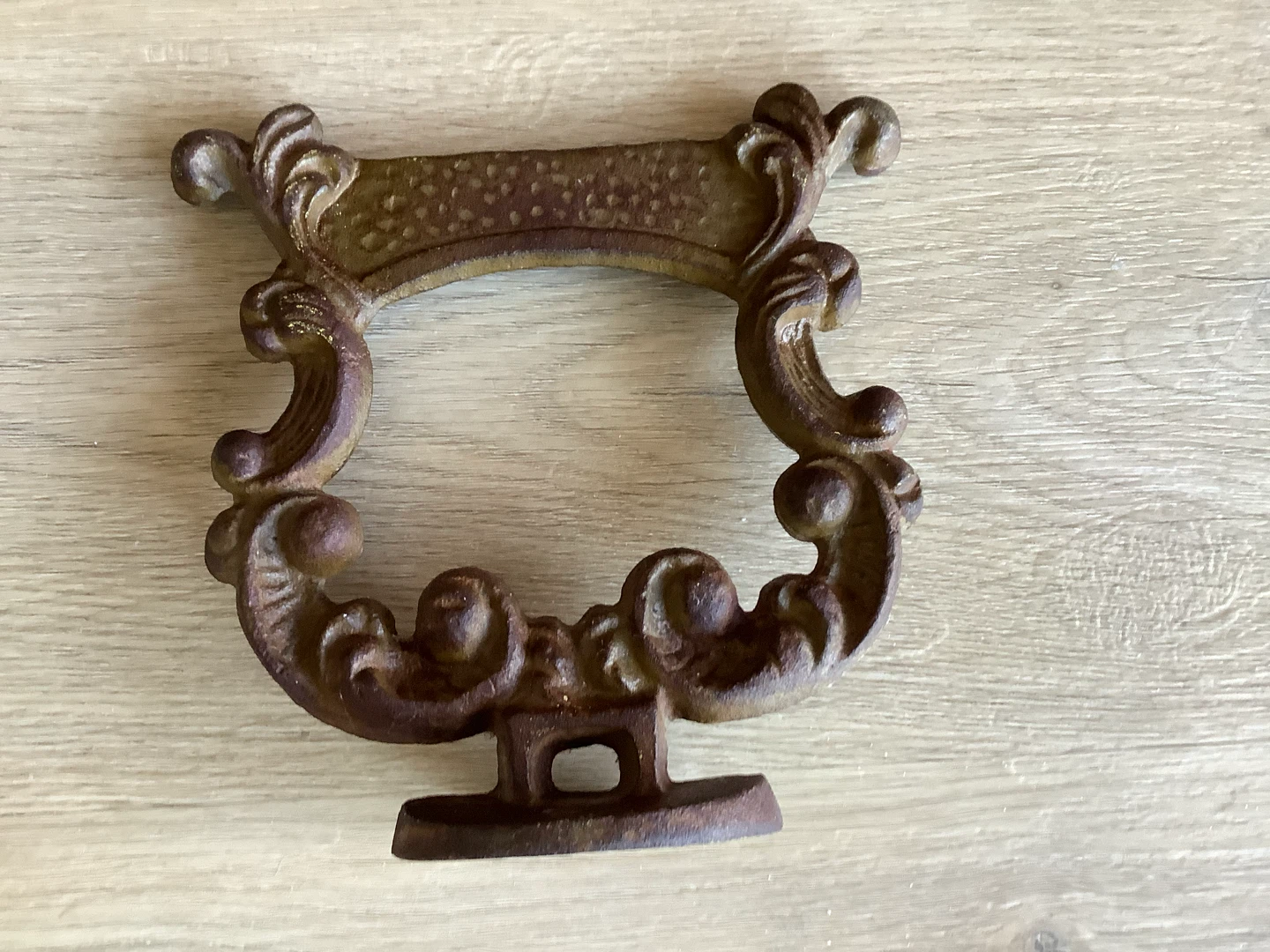 Vintage Ornate Cast Iron Boot Scraper 🐞 - photo 5