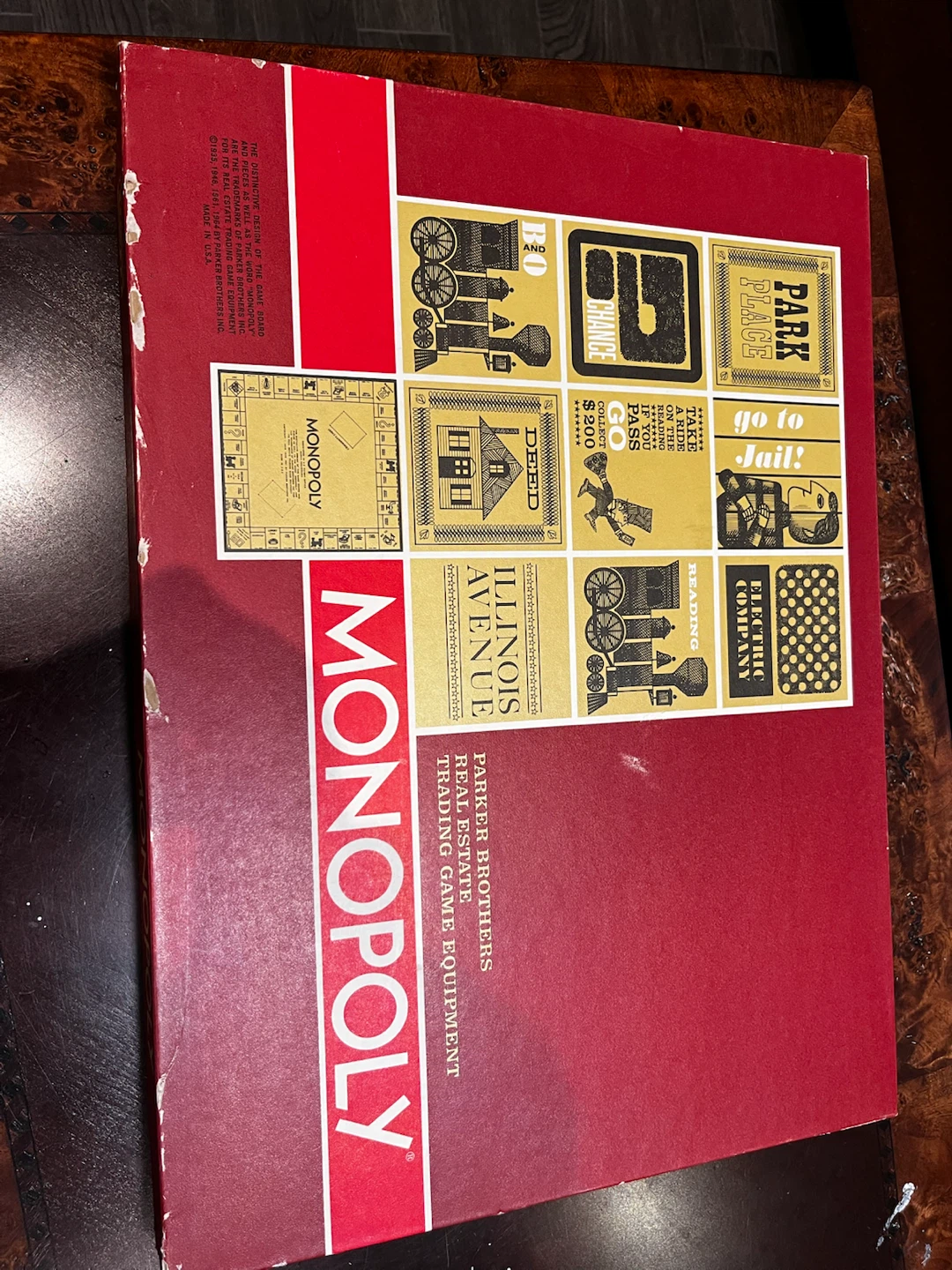 1964 Parker Brothers Monopoly board game