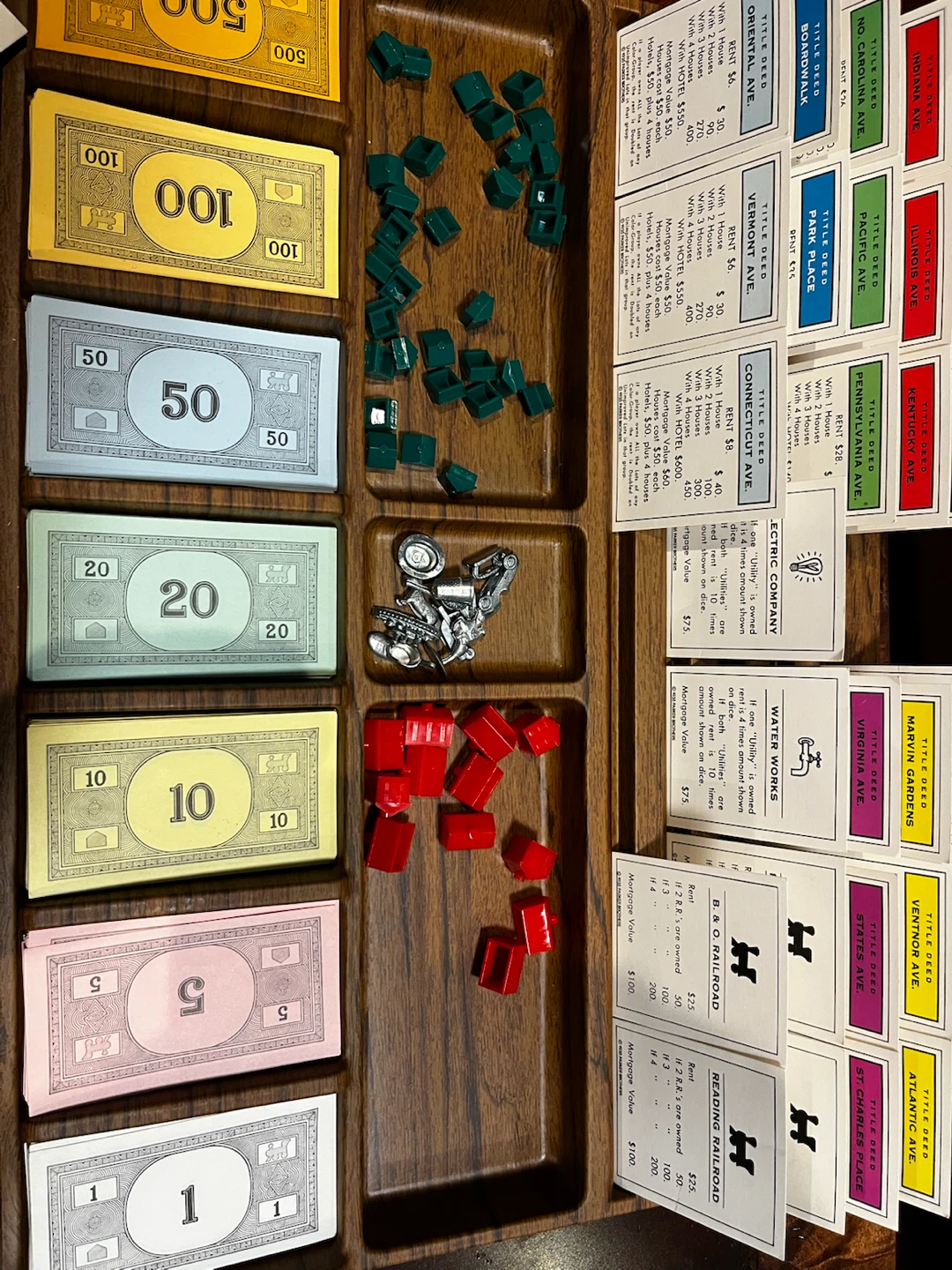 1964 Parker Brothers Monopoly board game - photo 3