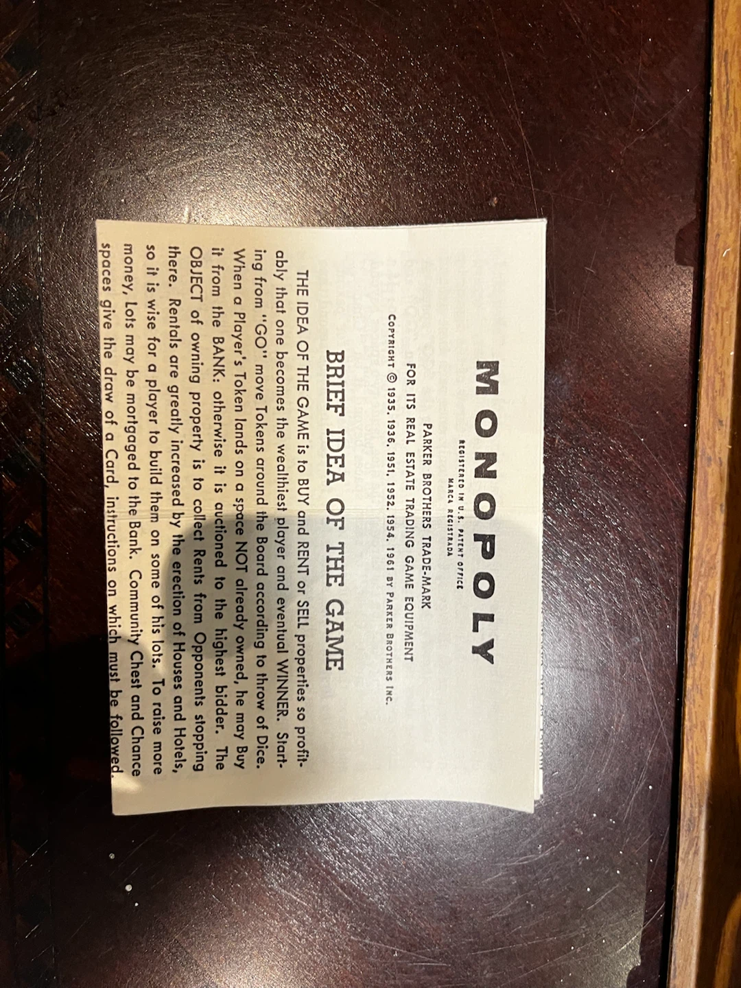 1964 Parker Brothers Monopoly board game - photo 5