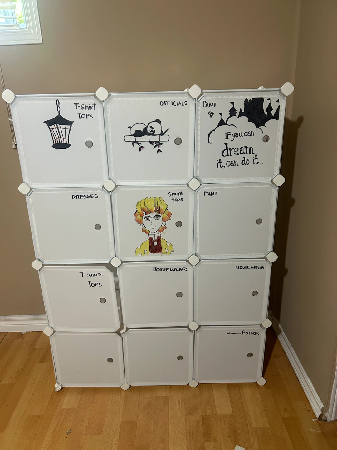Modular Storage Cube Organizer Wardrobe