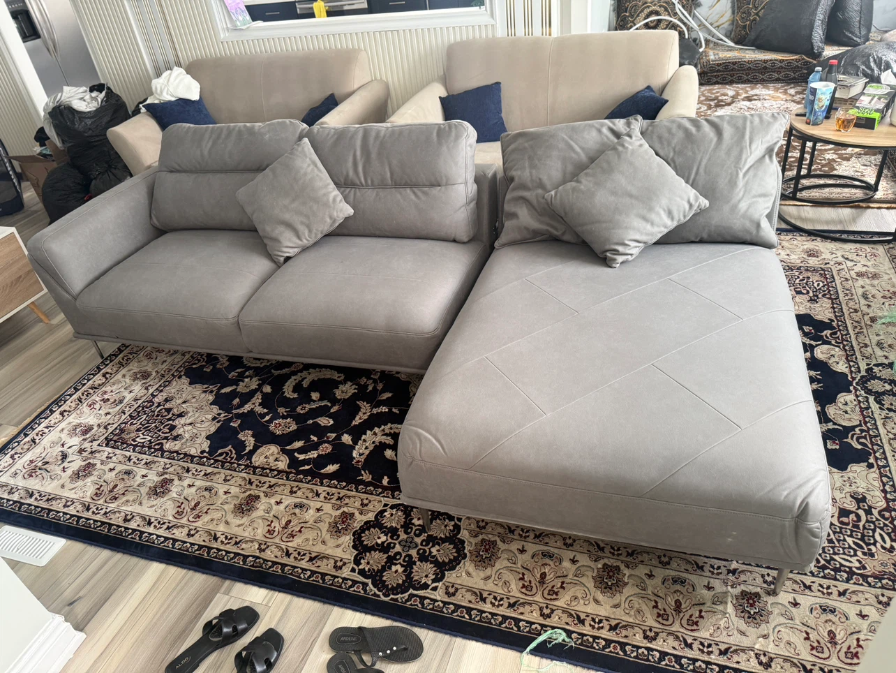 Grey Sectional Sofa - photo 2