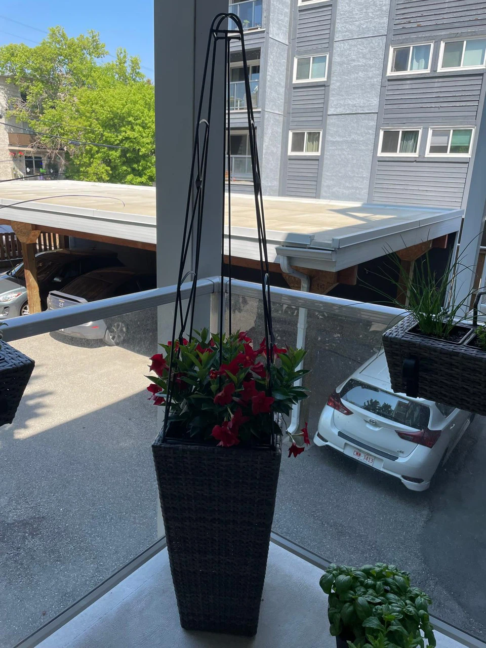 Patio Chair and Table Set  with Planter - photo 2