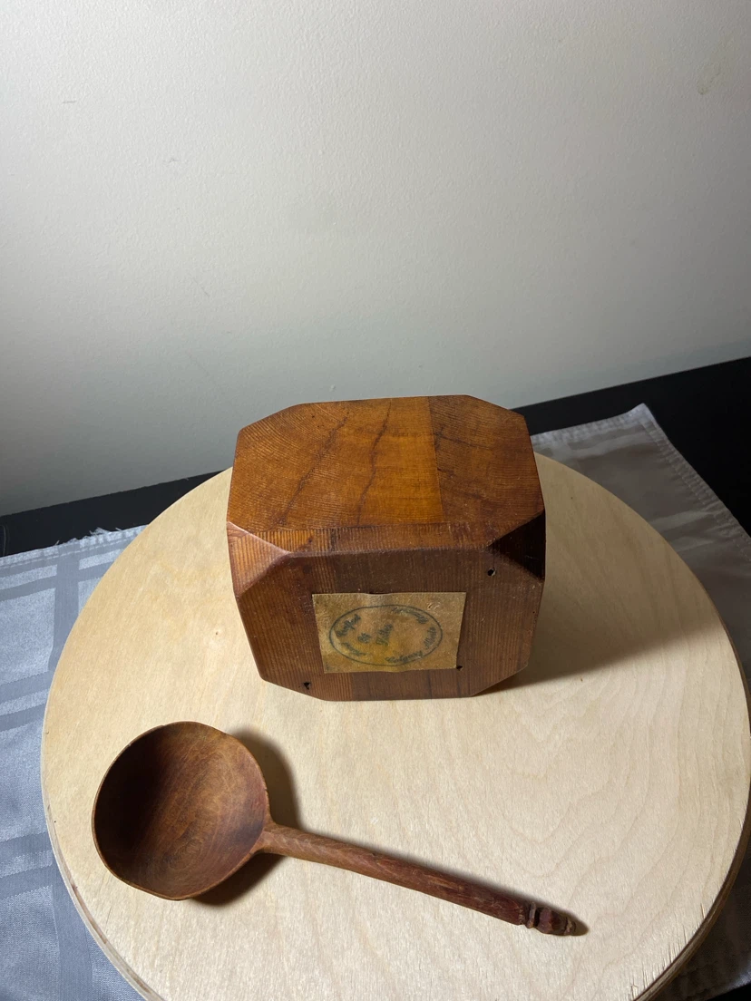 Hand Crafted Wood Bowl with Spoon by Lottes Alberta - photo 5