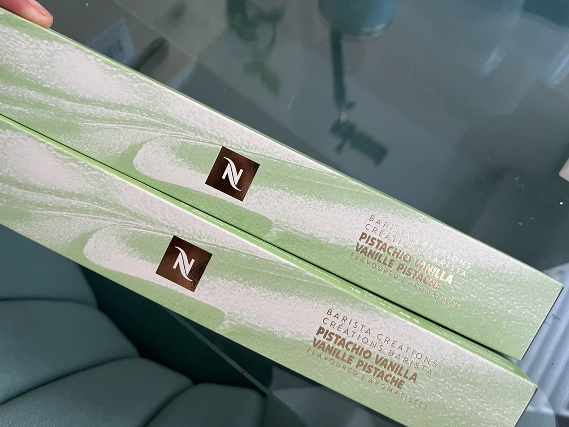 Nespresso Barista Creations Pistachio Vanilla Pods - 2 Pack - photo 3