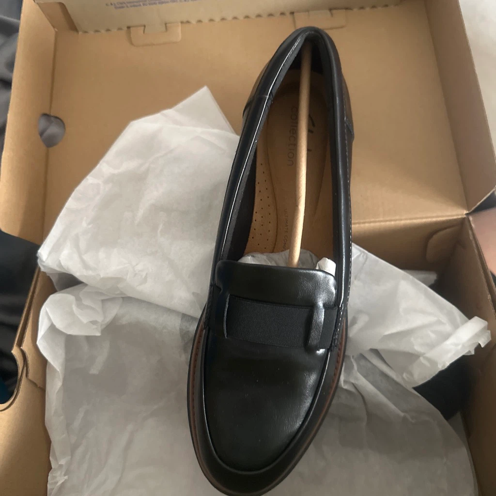 Clarks Sharon Pace Loafer - Black Leather - photo 3