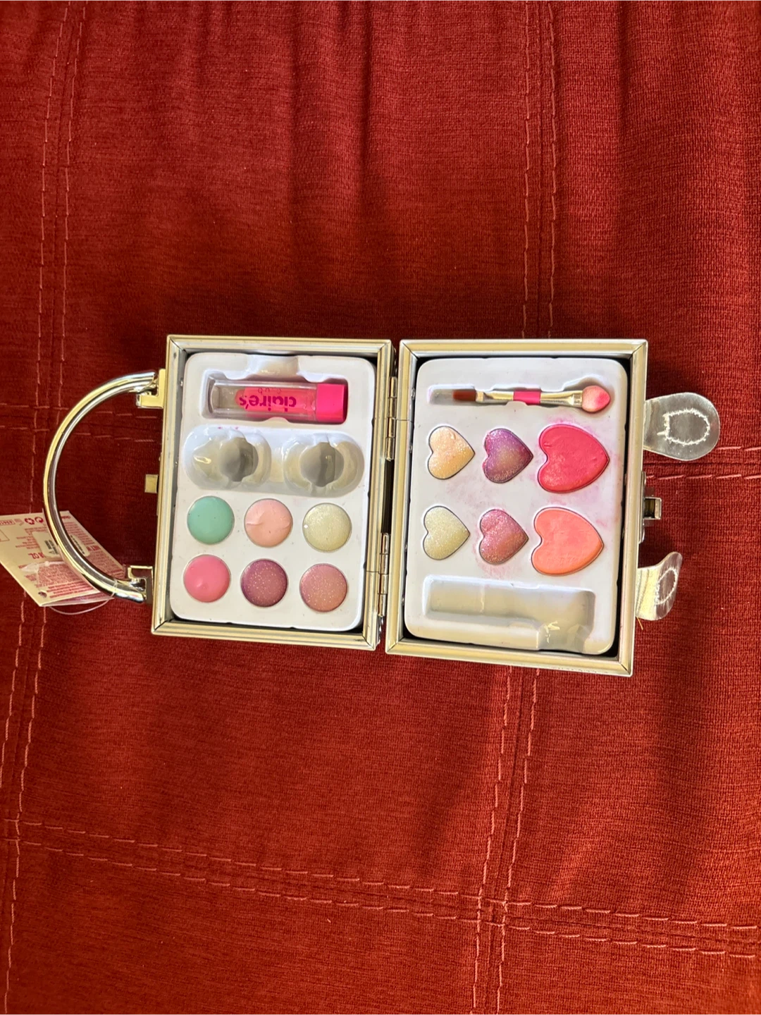 Claire's Unicorn Makeup Train Case Set