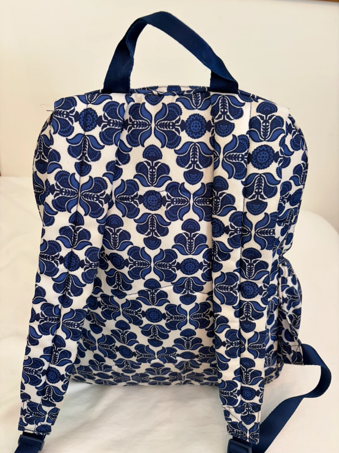 Vera Bradley Backpack - Blue Floral Pattern