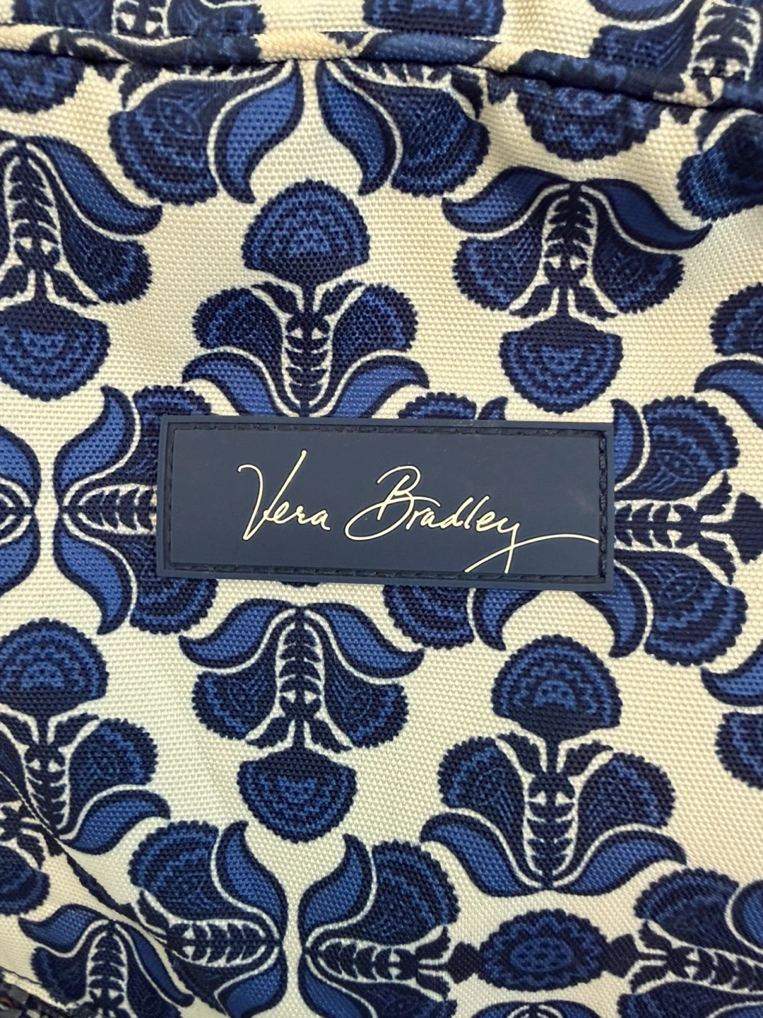Vera Bradley Backpack - Blue Floral Pattern - photo 3